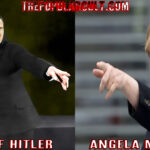 Adolf Hitler Angela Merkel nazi serpent seed hollywood illuminati satanic family secret society freemason rulers conspiracy 2