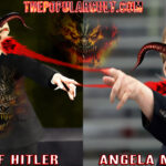 Adolf Hitler Angela Merkel nazi serpent seed hollywood illuminati satanic family secret society freemason rulers conspiracy devils 2