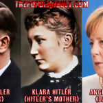 Adolf Klara Hitler Angela Merkel nazi serpent seed hollywood illuminati satanic family secret society freemason rulers conspiracy 1