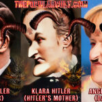 Adolf Klara Hitler Angela Merkel nazi serpent seed hollywood illuminati satanic family secret society freemason rulers conspiracy devils 1