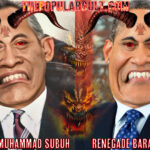 Cult Leader Muhammad Subuh Barack Obama serpent seed hollywood illuminati satanic family secret society freemason rulers conspiracy subud cult devils baphomet memes 2