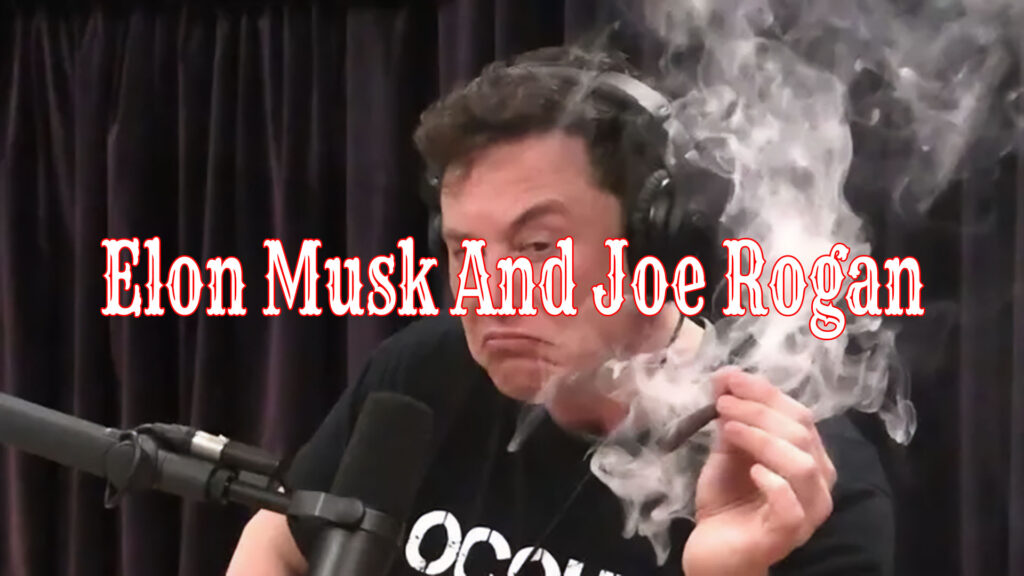 Elon Musk smoking weed on Joe Rogan experience