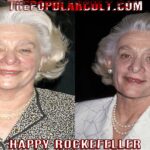 Happy Rockefeller hollywood drag queen lgbtq tranny illuminati satanic secret society freemason rulers conspiracy 6