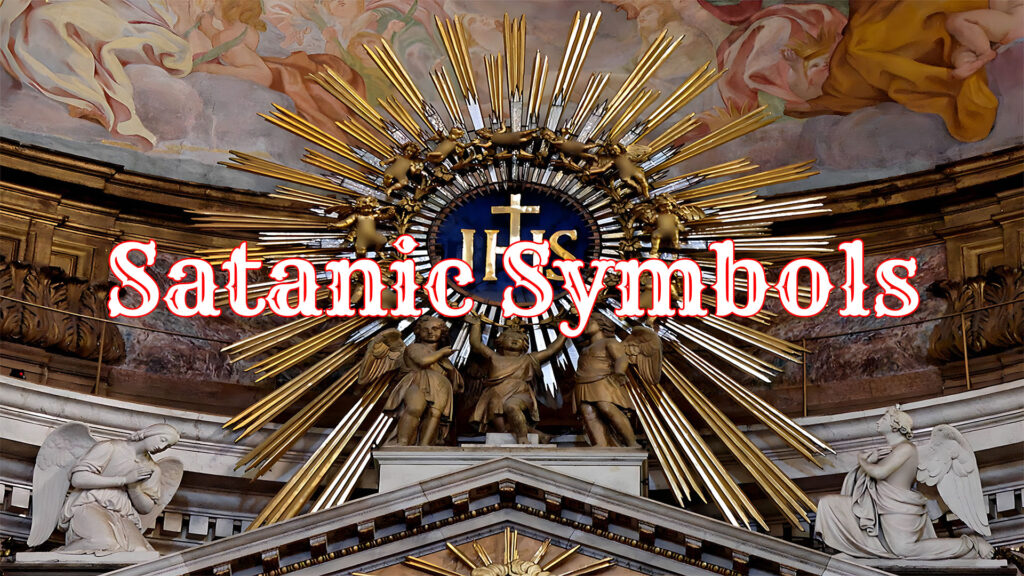 IHS Isis horus set a symbol commonly used by the catholic church freemasons and the illuminati