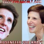 Irene Rosenfeld CEO Kraft Foods hollywood drag queen lgbtq tranny illuminati satanic secret society freemason rulers conspiracy 2