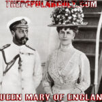 Queen Mary of England with King George drag queen lgbtq tranny royal family illuminati satanic secret society freemason rulers conspiracy 4