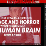 Reza Aslan psycho eats human brains cnn hollywood cannibalism spirit cooking evil illuminati satanic secret society freemason conspiracy