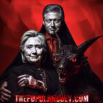 Bill Hillary Clinton evil wizard witch sorcery illuminati secret society freemasons evil occult satanic famous celebrity hollywood memes devils hell
