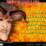 ariana grande sold her soul illuminati signs symbols secret society freemasons occult satanic famous celebrity hollywood elite devils memes baphomet