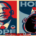barack obama hope poster illuminati secret society freemasons occult satanic famous celebrity hollywood memes devils evil hell