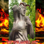 peter pan pagan god catholic statue illuminati secret society freemasons occult satanic famous celebrity hollywood memes devils evil hell baphomet