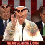 pope francis joe biden 666 triple six illuminati signs symbols secret society freemasons occult satanic famous celebrity hollywood elite evil memes baphomet