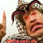 yasser arafat curse sign of the horns illuminati signs symbols secret society freemasons occult satanic famous celebrity hollywood elite memes baphomet
