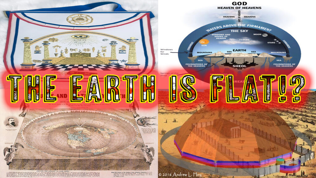 The World Is Flat!? Flat Earth Video Thumbnail Biblical Cosmology Vs The Matrix